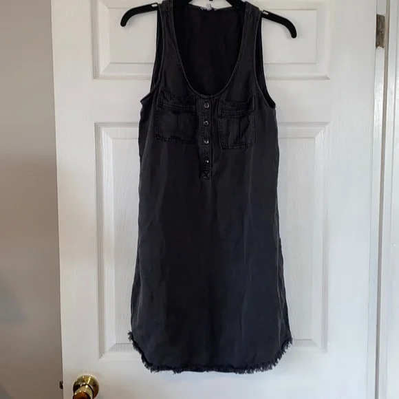 chinese dress ladies Atlanta Linen Dress  Rosa Anhelo